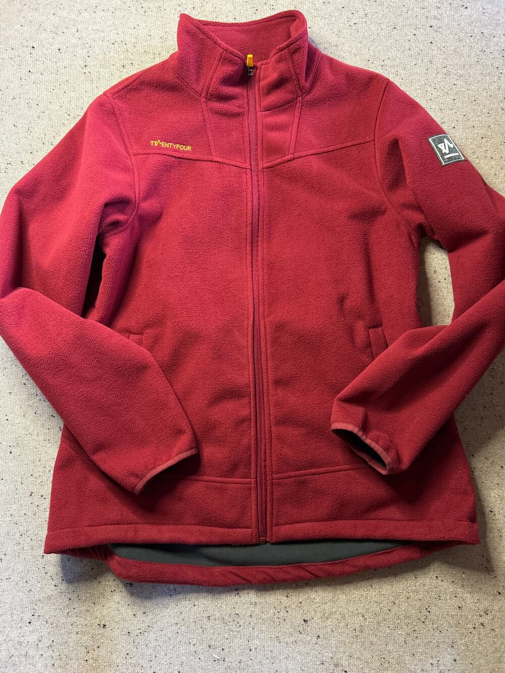 TwentyFour Lined Fleece Jacket 42 Red